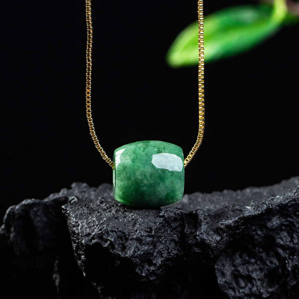 Women'S Fashion Jewellery - Naturalny, prawdziwy jadeitowy wisiorek z jadeitu