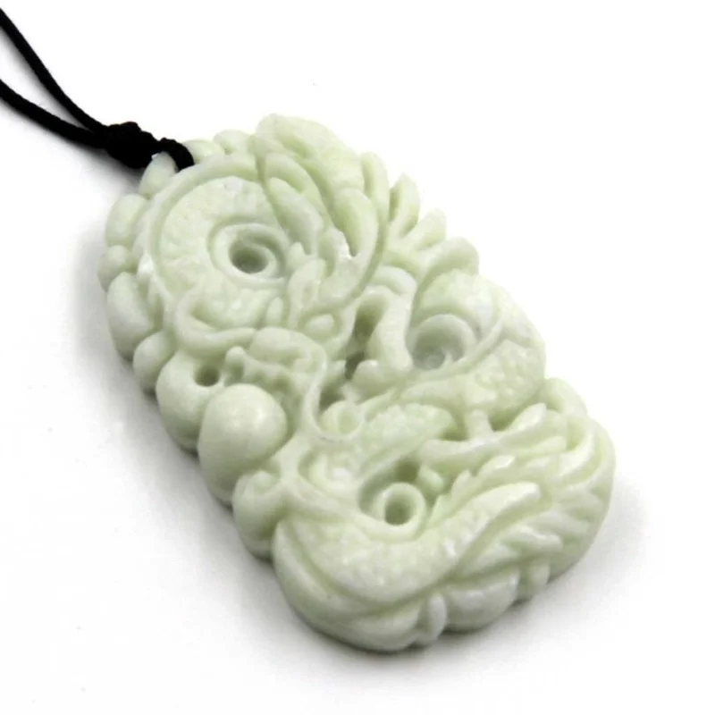 Naturalna biel jade smok wisio – Women'S Fashion Jewellery recenzja i cena