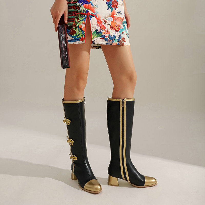 Duży rozmiar Moda Buty do kola – Women'S Fashion Knee High Boots recenzja i cena
