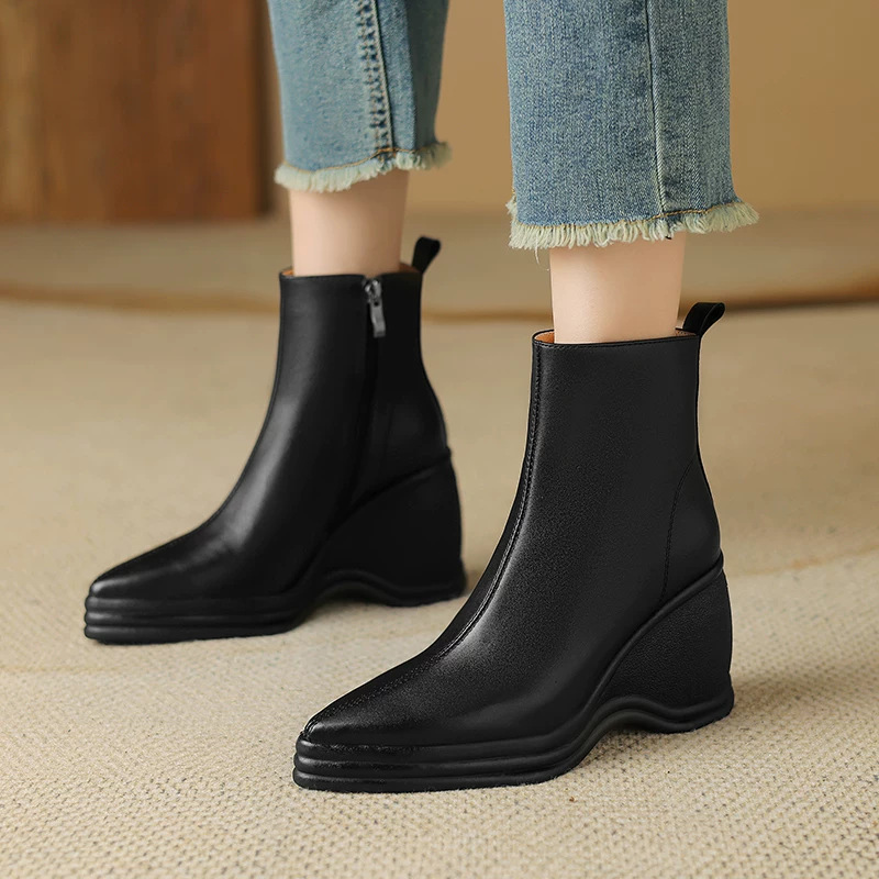 Nowe francuskie retro botki na – Women'S Fashion Korea recenzja i cena