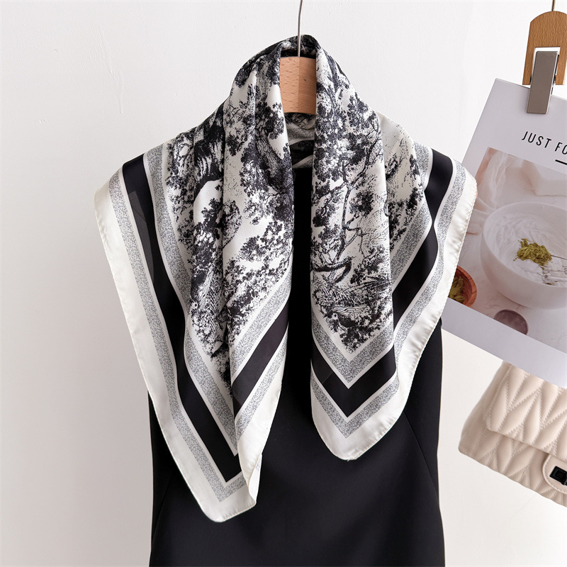 Luksusowe szaliki z nadrukiem  – Women Fashion Necktie recenzja i cena
